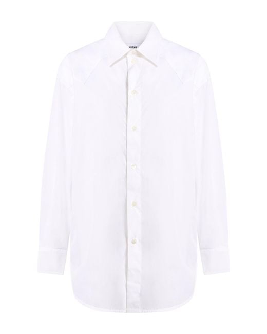 Department 5 White Ivory Shirt Cotton