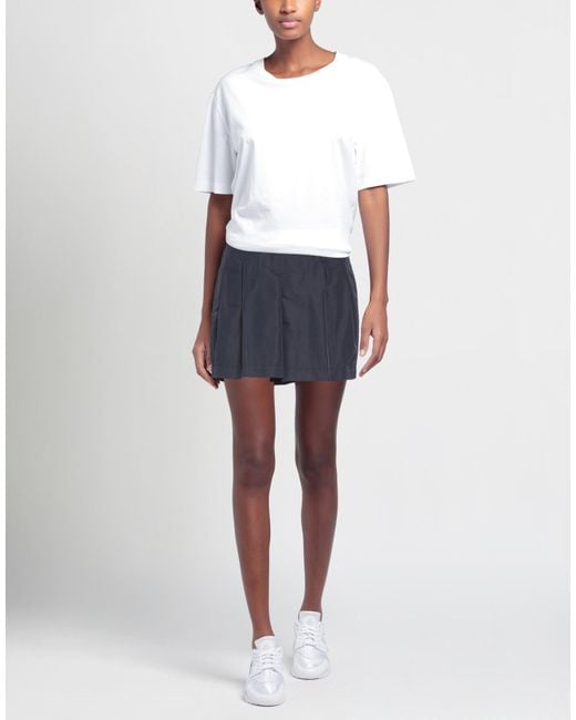 Semicouture Blue Mini Skirt