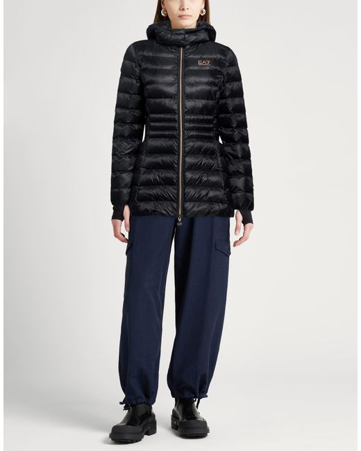 EA7 Black Puffer