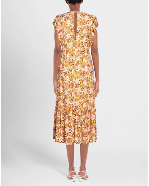 Sandro Metallic Midi Dress
