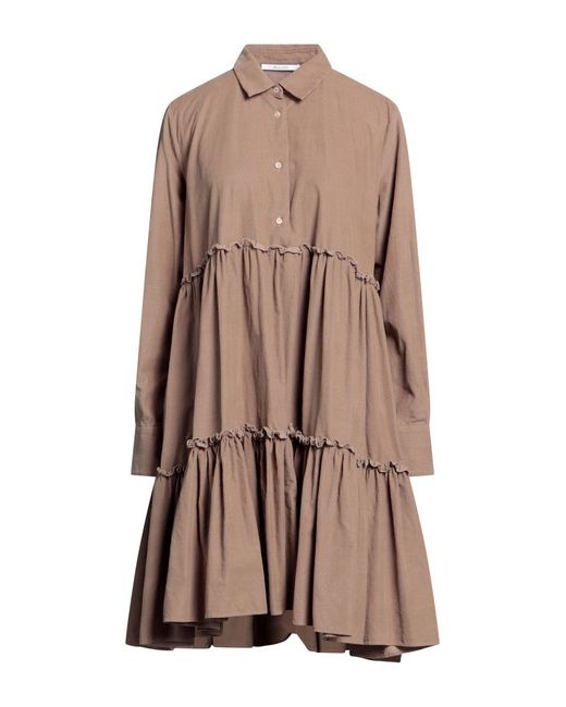 Aglini Brown Midi Dress