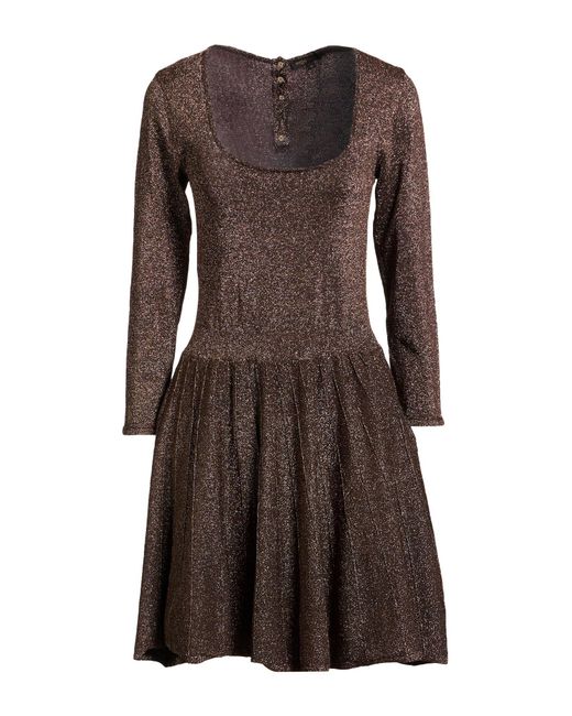 Maje Brown Mini Dress