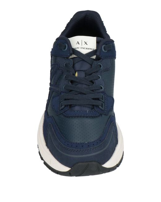 ARMANI EXCHANGE Blue Trainers for men