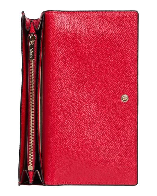 Valextra Red Wallet