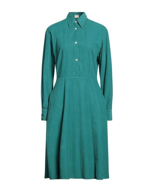 Massimo Alba Green Midi Dress