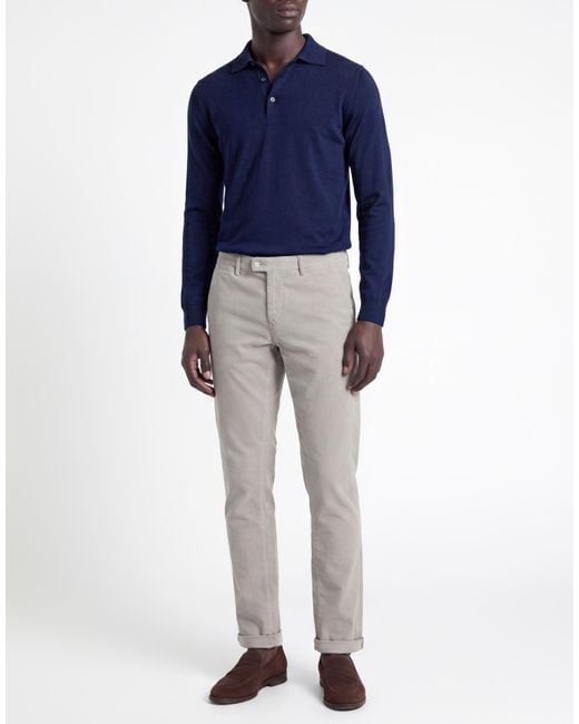 Tramarossa Gray Pants Cotton, Elastane for men