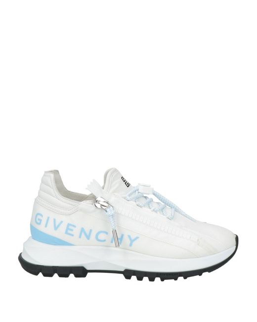 Givenchy White Sneakers Polyester, Polyamide, Leather