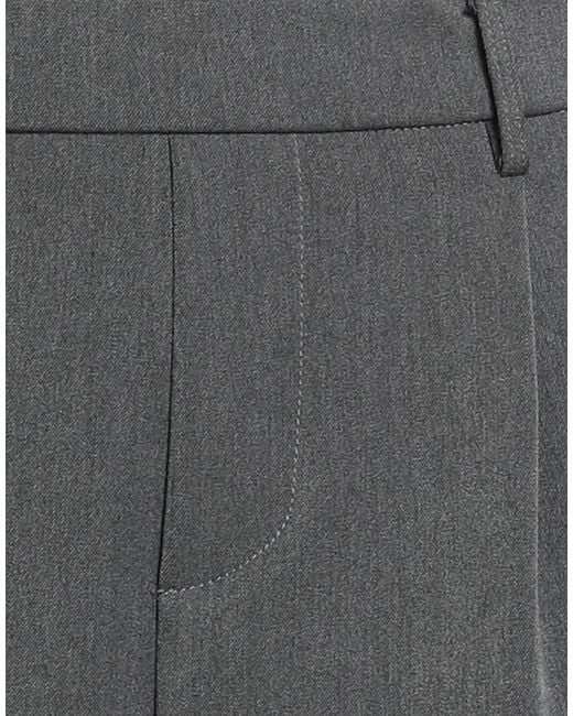 Clips More Gray Pants Polyester, Viscose, Elastane