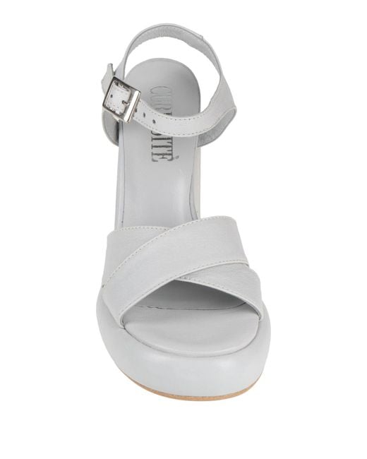 CURIOSITÉ White Sandals Leather