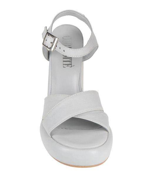 CURIOSITÉ White Sandals Leather