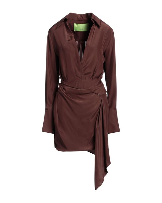 Robe courte GAUGE81 en coloris Brown
