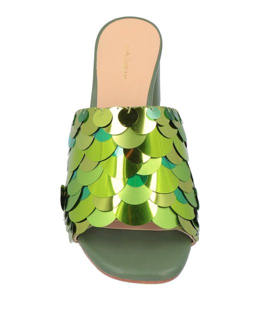 Maliparmi Green Sandals