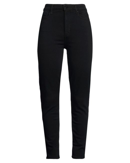 PAIGE Black Pants Rayon, Cotton, Polyester, Elastane