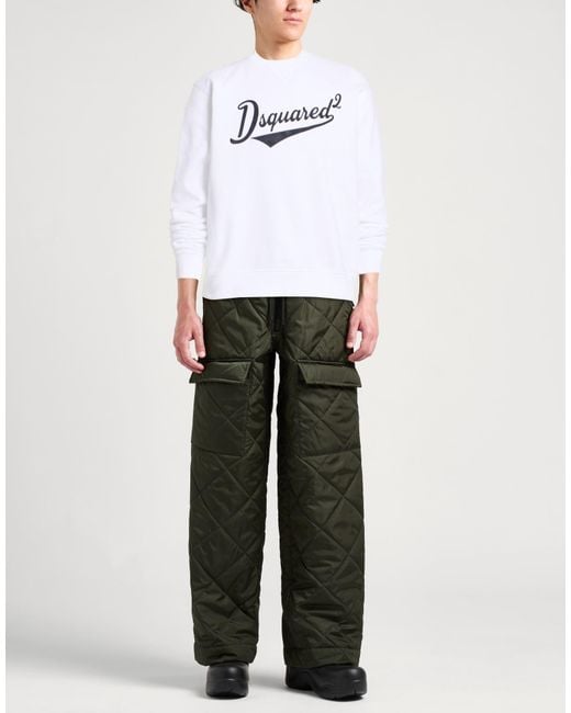 DSquared² White Sweatshirt Cotton for men