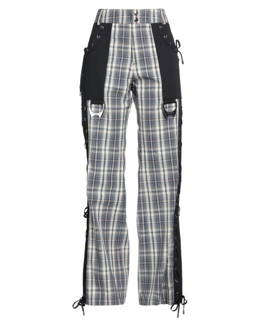 Chopova Lowena Gray Pants Cotton
