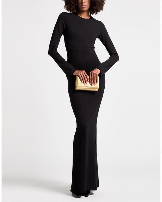 ENIGMA STUDIOS Black Maxi Dress