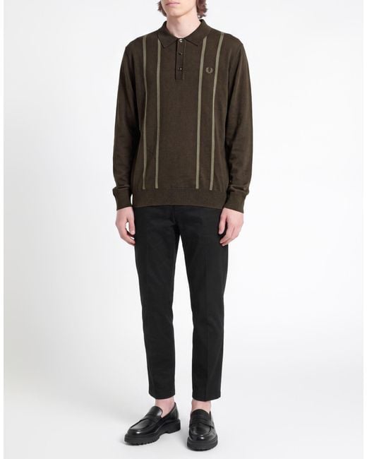 Fred Perry Pullover in Green für Herren