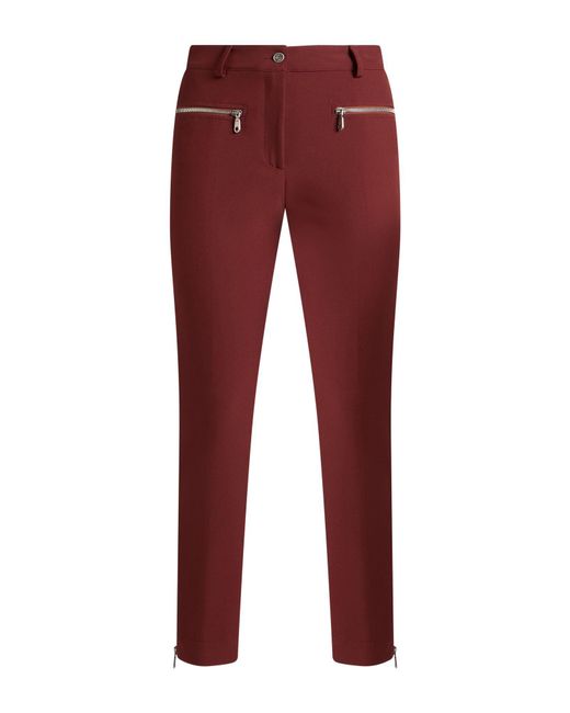 Etro Red Pants Polyamide, Elastane