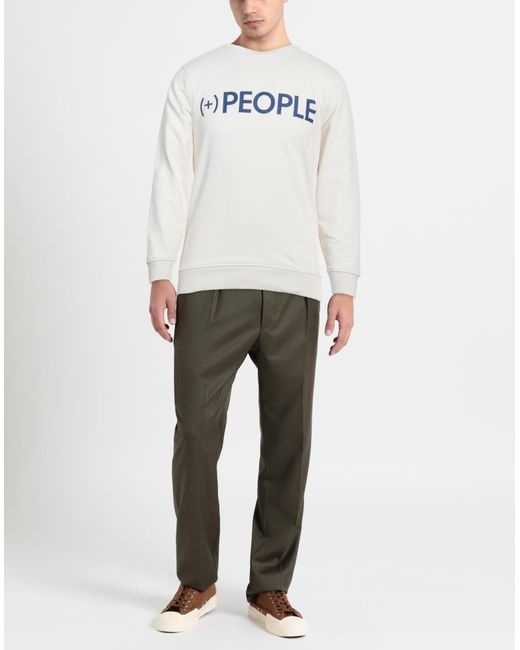People White Sweatshirt for men