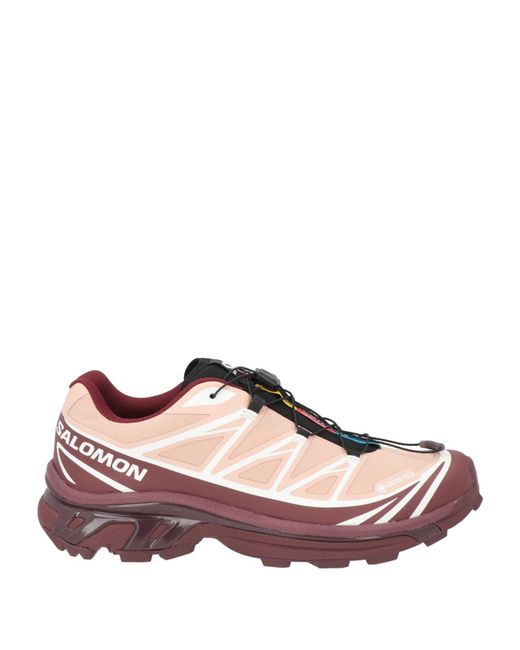Salomon Pink Sneakers Textile Fibers, Synthetic Material for men