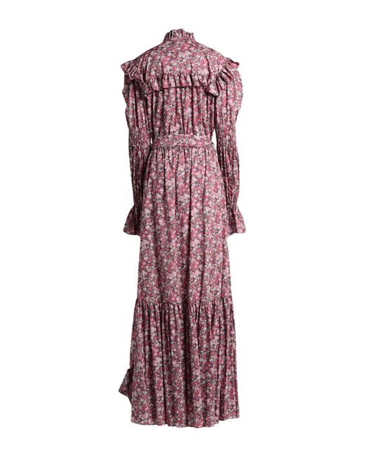 Philosophy Di Lorenzo Serafini Purple Langes Kleid