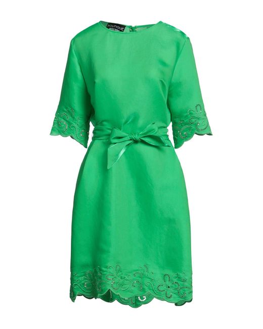 Boutique Moschino Green Mini-Kleid