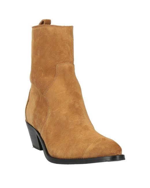 Alohas Brown Ankle Boots Leather