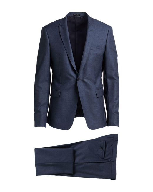 Emporio Armani Blue Suits for men