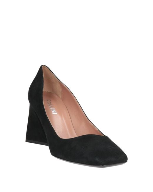 Pollini Black Pumps Leather