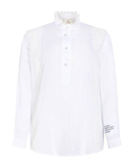 5 PROGRESS White Shirt Cotton