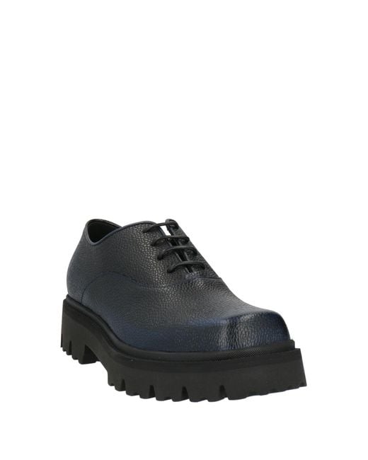 Emporio Armani Black Lace-Up Shoes for men