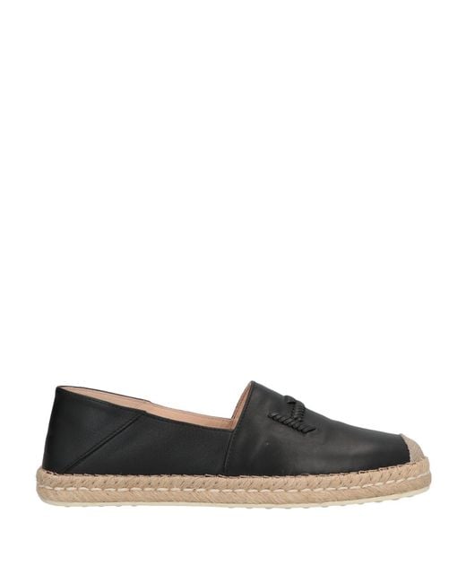 Tod's Black Espadrilles
