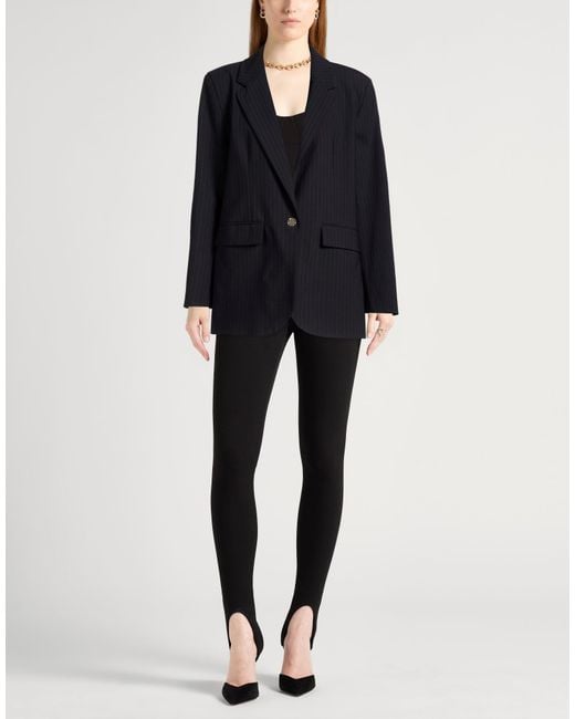 Ottod'Ame Blue Midnight Blazer Polyester, Virgin Wool, Elastane