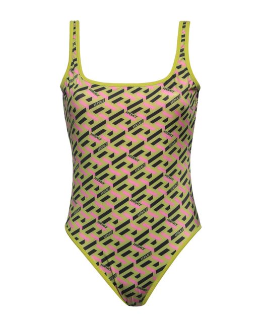 Versace Green One-piece Swimsuit