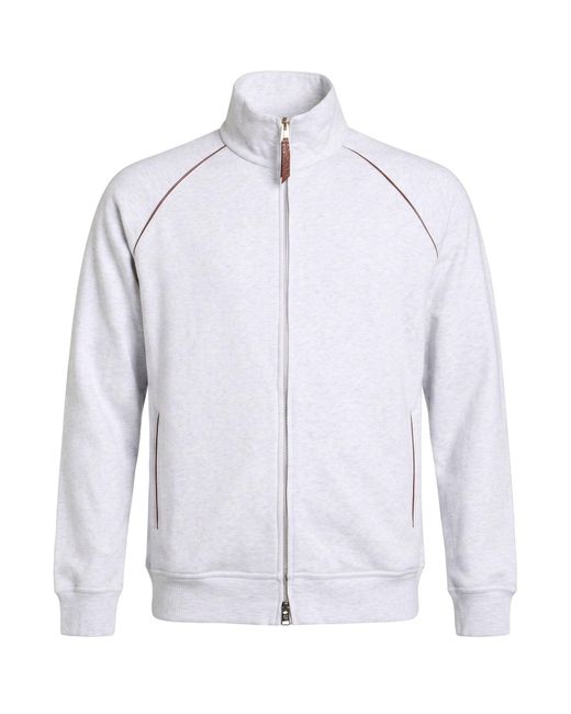 Brunello Cucinelli Blue Light Sweatshirt Cotton, Polyamide for men