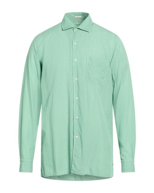 Massimo Alba Green Shirt for men