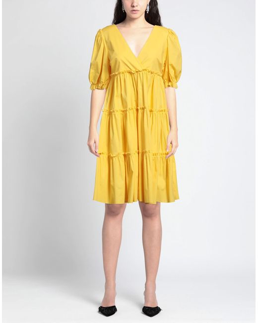 Vivetta Yellow Midi Dress