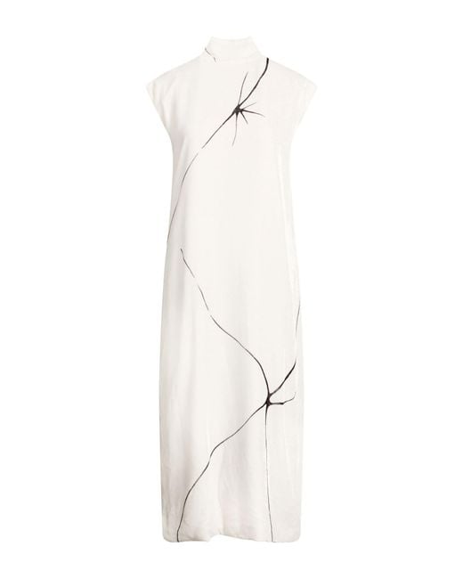 Gentry Portofino White Midi Dress