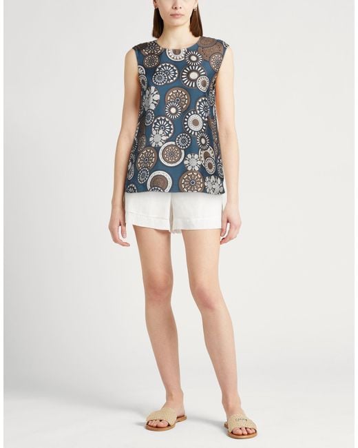 Max Mara Blue Top