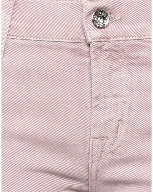 Jacob Cohen Pink Pants Cotton, Elastane