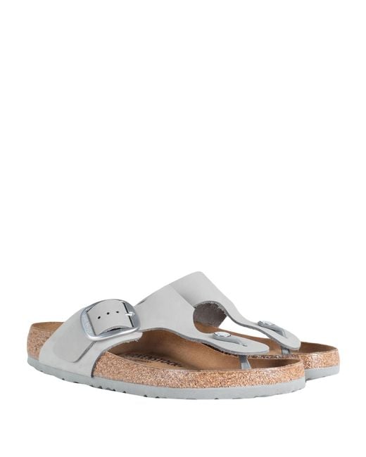 Birkenstock White Toe Post Sandals