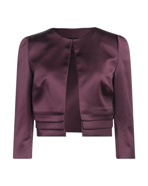 Hanita Purple H Couture Jacket Polyester, Elastane