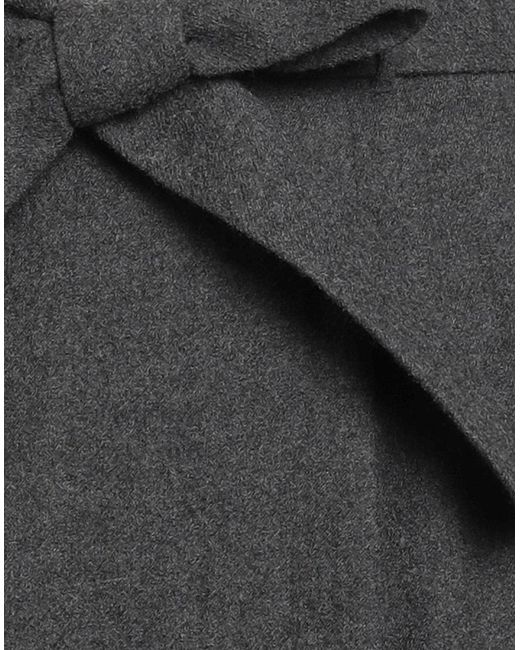 Alysi Gray Chocolat Charcoal Maxi Skirt Virgin Wool