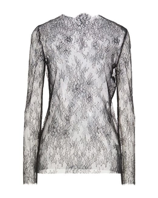 Alberta Ferretti Gray Top Polyamide