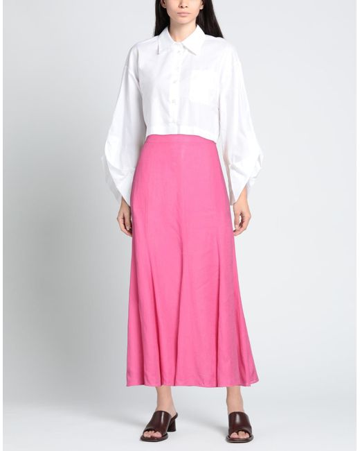 Gabriela Hearst Pink Maxi Skirt