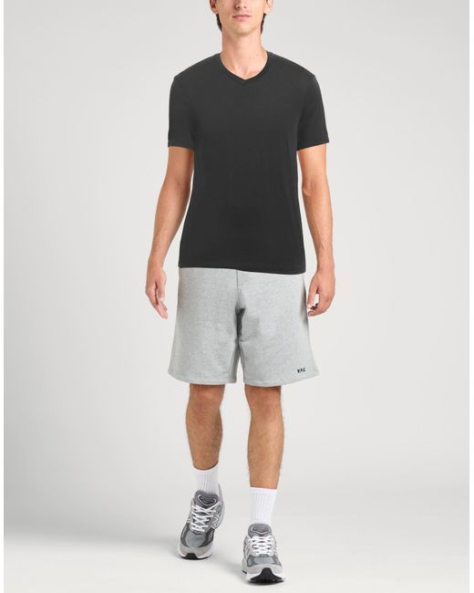 James Perse Black Charcoal T-Shirt Cotton for men