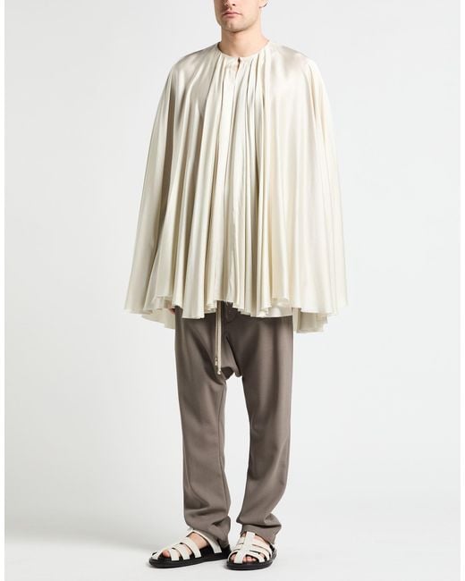 Rick Owens Natural Cape for men