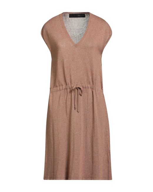 Messagerie Brown Mini Dress