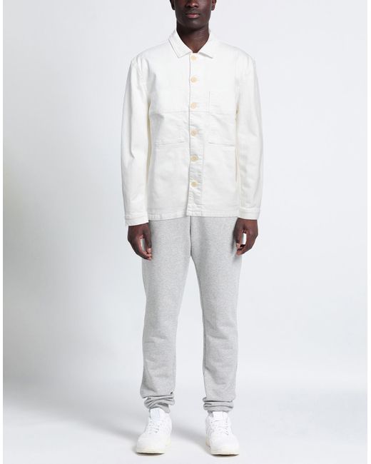 Haikure White Denim Shirt for men