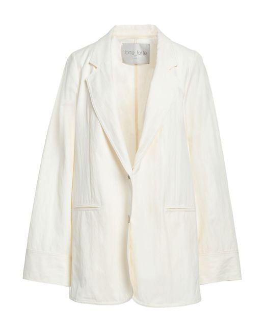 Forte_forte White Blazer